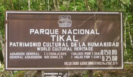 Welcome to Tikal National Park