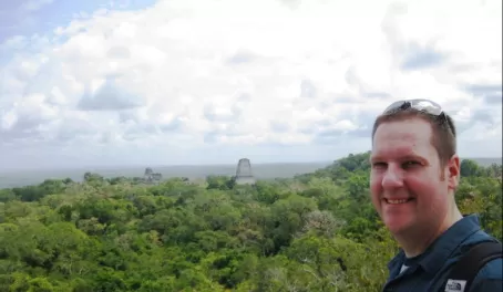 Incredible view from the top of Temple IV in Tikal