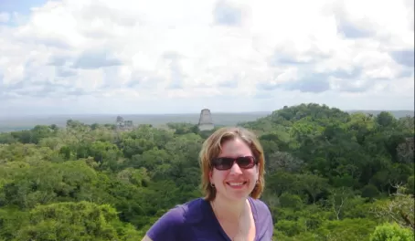 Happy to be at Tikal National Park! 