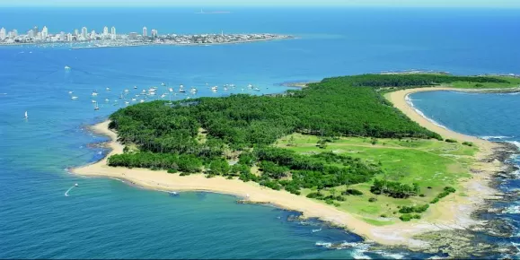 Gorriti Island in Punte del Este, Uruguay