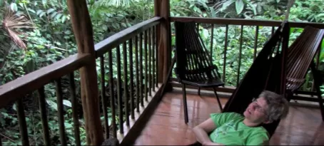 Our private jungle balcony