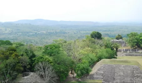 View from the Pyramid-Guatemala Border-Xunantunich