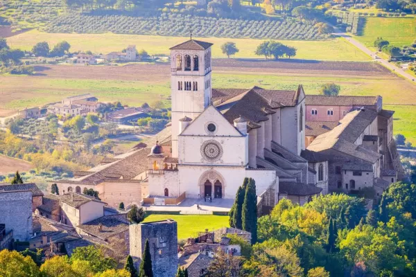 The Basilica of Superiore di San Francesco in Assisi