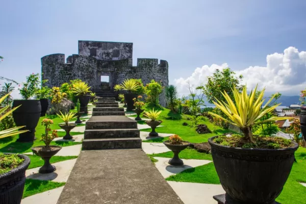 Dutch Fort Ternate in Indonesia