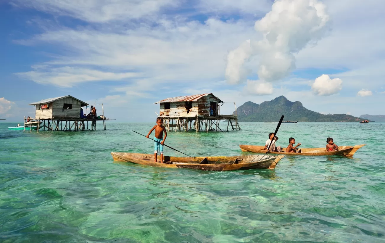 Sea Gypsies in Sulawesi, Indonesia
