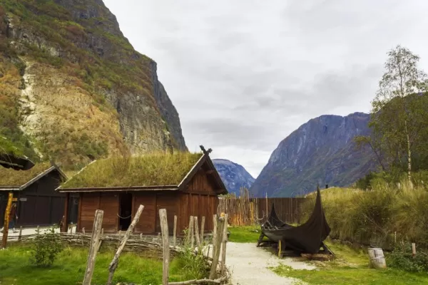 Viking village in Norway