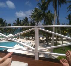 Relaxing at Victoria House