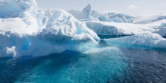 Icy waters of Antarctica