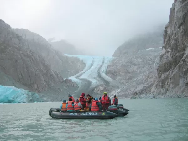 Zodiak tour of glaciers on Mare Australis Patagonia Tour