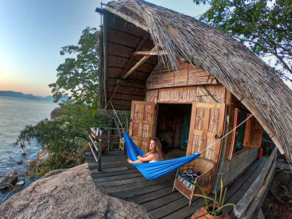 Simple cottage in Lake Malawi