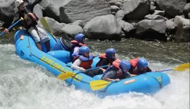 Rafting with the family