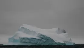 Iceberg & the dark ocean