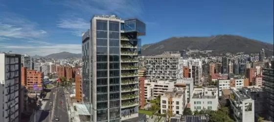 Aerial shot of Go Quito Hotel