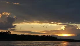 Sunset on the Napo River
