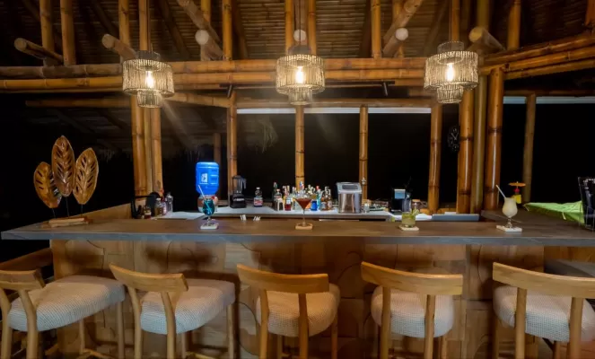 Bar in La Selva Ecolodge