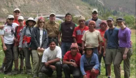 Our cooks and horseman, and one horsewoman - Urubamba Valley