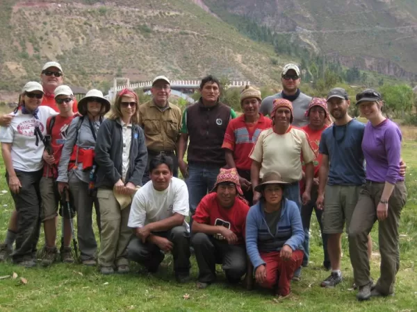 Our cooks and horseman, and one horsewoman - Urubamba Valley