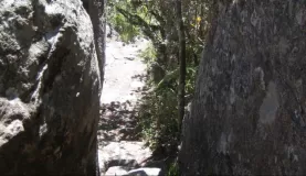 Steps to Machu Picchu Peak