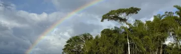 Huaorani Lodge rainbow