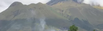 A volcano seen during an Ecuador tour