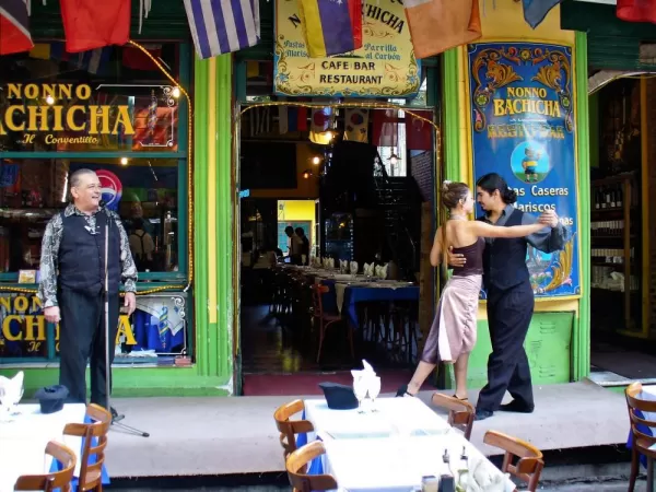 A tango show in Buenos Aires
