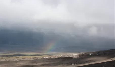 rainbow at Cotopaxi