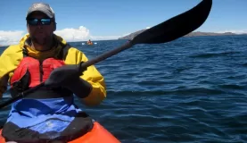 Kayaking on Lake Titicaca