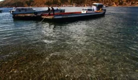 Ferrying the Titikaka at St. Pedro de Tiquina