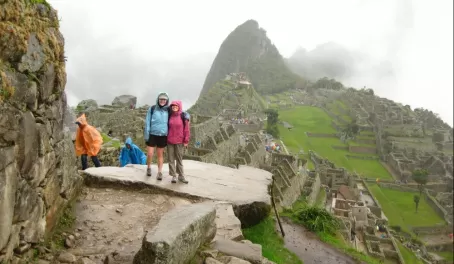 A rainy day at Machu Picchu