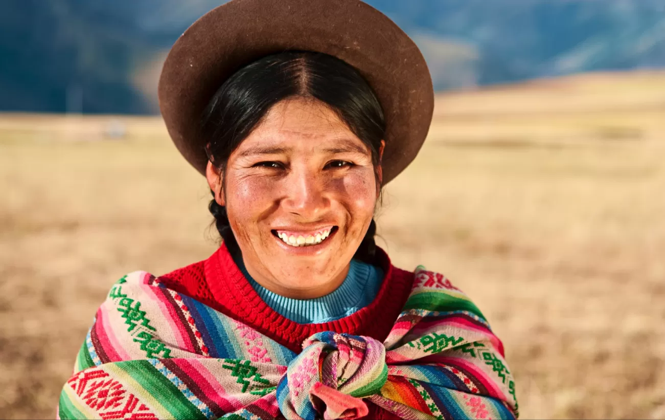 A local Peruvian woman