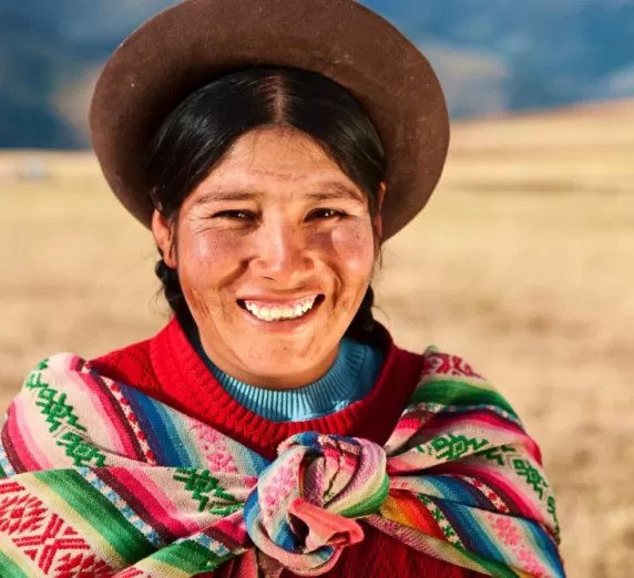 A local Peruvian woman