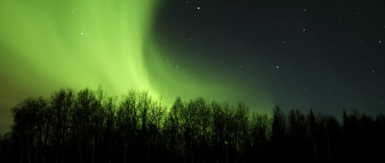 Alaska travel and aurora borealis