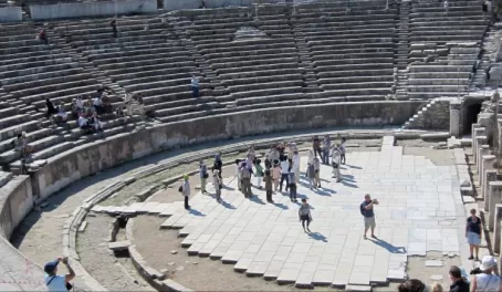 The theater at Ephesus 