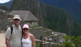 walking around Machu Picchu
