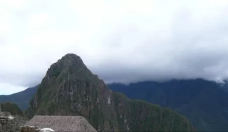 walking around Machu Picchu