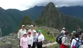 Our tour group at Machu Picchu