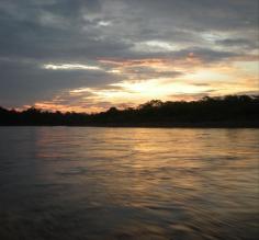 Sunset on Madre de Dios