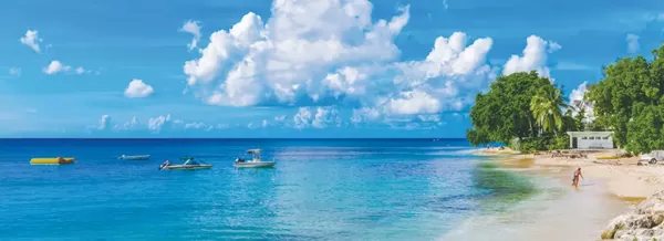 Barbados beach sand