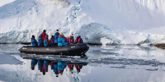 Winter Island Zodiac cruise with Aurora Expeditions