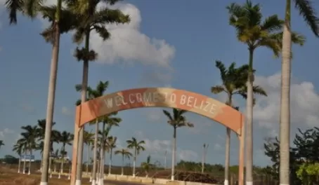 Welcome to Belize... 90 degrees + 100% humidity