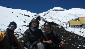 Hiking Cotopaxi Mountain with Santiago