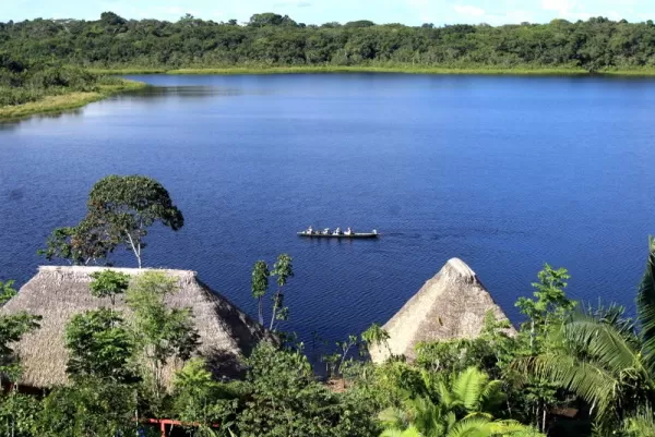 Located on the shores of the Anangu Lake, explore the Yasuni National Park from your lodge