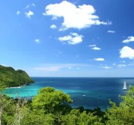 Enjoy remote ports of call on your Diamant sailing cruise