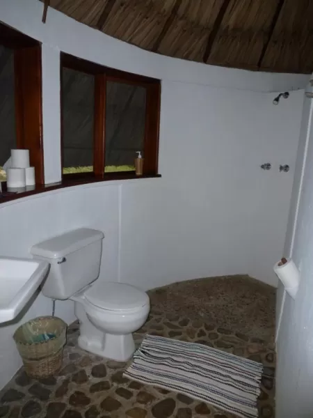 A traditional looking bathroom