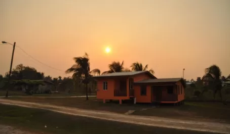 Sunset in Belize.