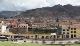 Cusco - view of the Museum below and surrounding city