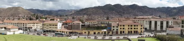 Cusco - view of the Museum below and surrounding city
