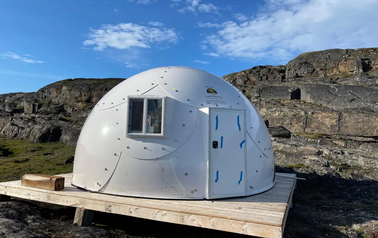 Intershelter dome clearance