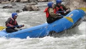 Rafting - little bump in the river