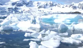 Iceberg Flow during Trip to the Antarctic Peninsula